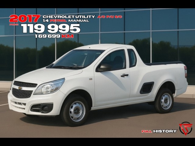 BUY CHEVROLET CORSA UTILITY 2017 UTILITY 1.4 A/C P/U S/C, WesBank