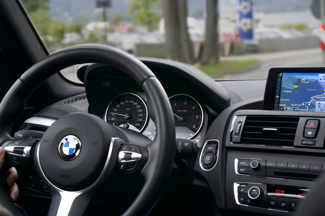 BMW steering wheel